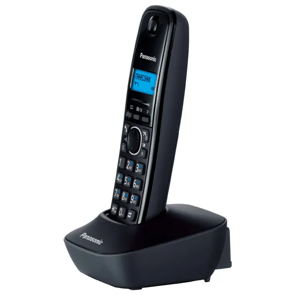 Радиотелефон KX-TG1611UAH черный Panasonic (KX-TG1611UAH) - Фото 1
