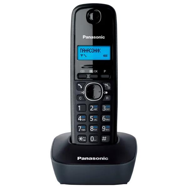 Радиотелефон KX-TG1611UAH черный Panasonic (KX-TG1611UAH) - Фото 2