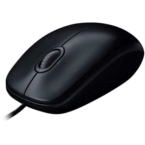 Миша USB B100 Optical, чорна Logitech (910-003357) - Фото 1