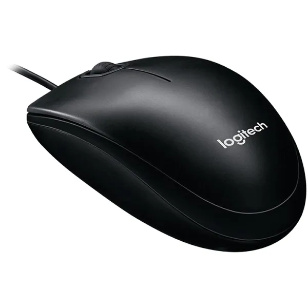 Миша USB B100 Optical, чорна Logitech (910-003357) - Фото 2