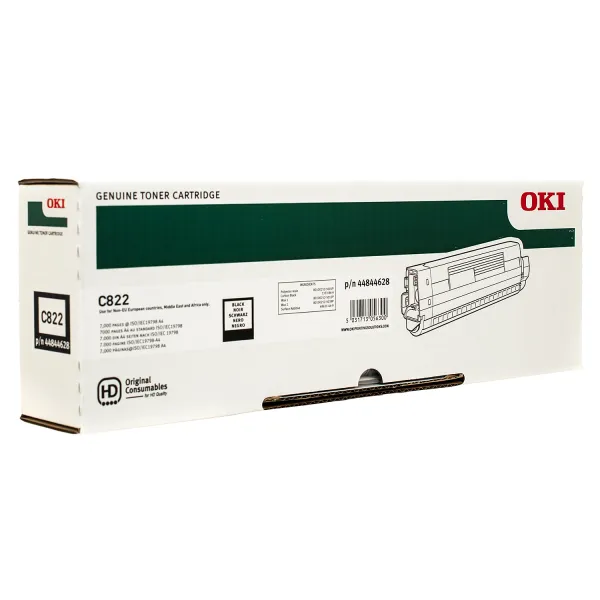 Тонер-картридж C822 черный Oki (44844628/44844616) - Фото 8