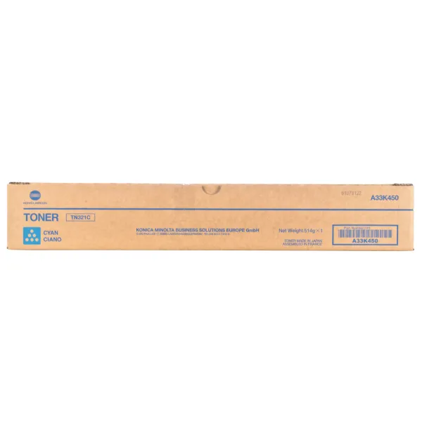 Тонер-картридж TN-321C голубой Konica Minolta (A33K450) - Фото 5