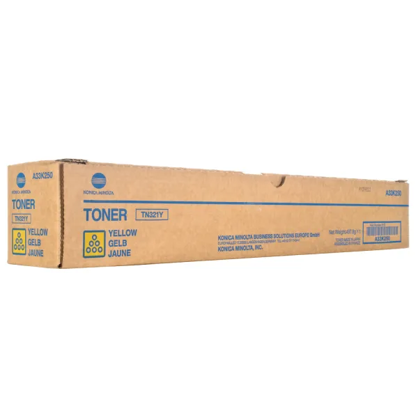Тонер-картридж TN-321Y желтый Konica Minolta (A33K250) - Фото 8