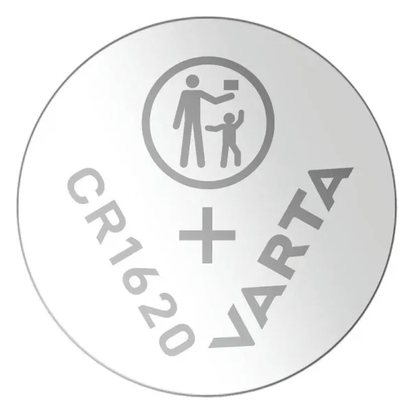 Батарейка CR1620 літієва, блістер, 1 шт. Varta (06620101401) - Фото 1