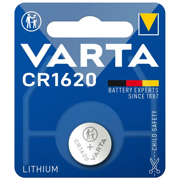 Батарейка CR1620 літієва, блістер, 1 шт. Varta (06620101401) - Фото 9