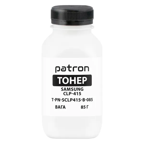 Тонер Samsung CLP-415 флакон, 85 г, черный Patron (PN-SCLP415-B-085)