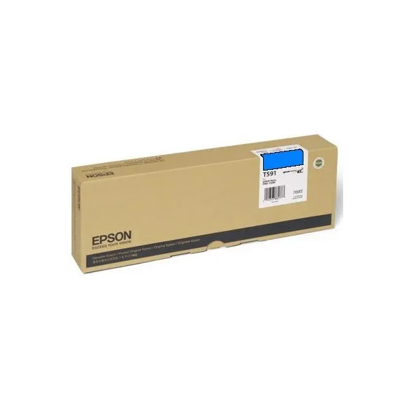 Картридж T591200 голубой Epson (C13T591200) - Фото 6