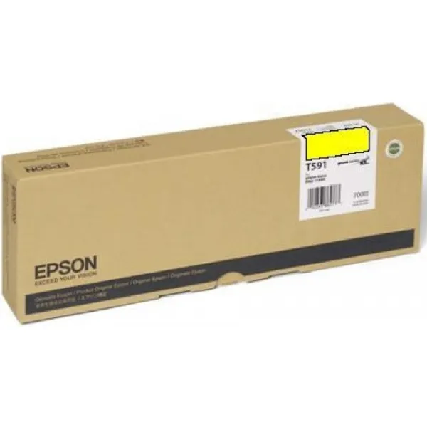 Картридж T591400 желтый Epson (C13T591400) - Фото 4