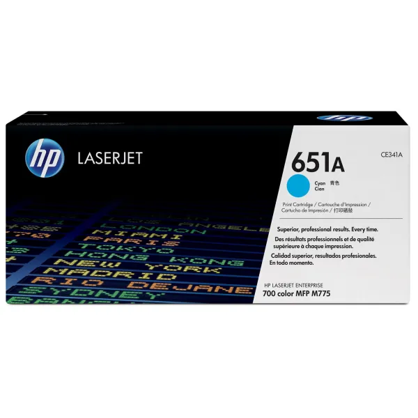Картридж 651A голубой HP (CE341A) - Фото 7