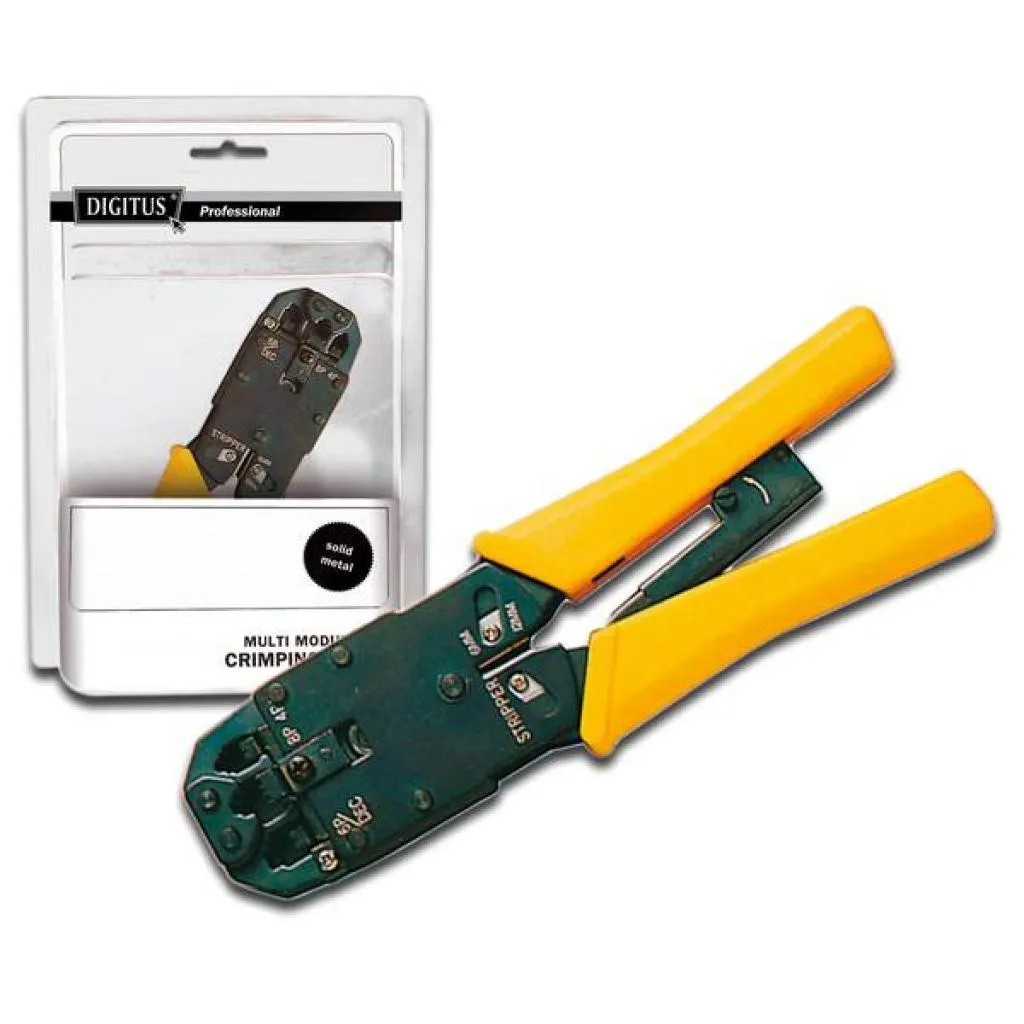 Инструмент обжимной, RJ45/RJ12/RJ11 Digitus (DN-94004) - Фото 1