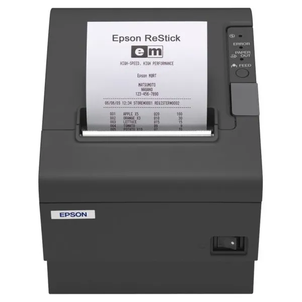 Принтер спец. thermal Epson TM-T88V RS-232/USB I/F Incl.PC-180 (Dark Grey) (C31CA85042) - Фото 10