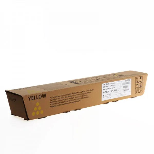 Тонер-картридж MPC2800/MPC3300/MPC3501 желтый Ricoh (842044) - Фото 7
