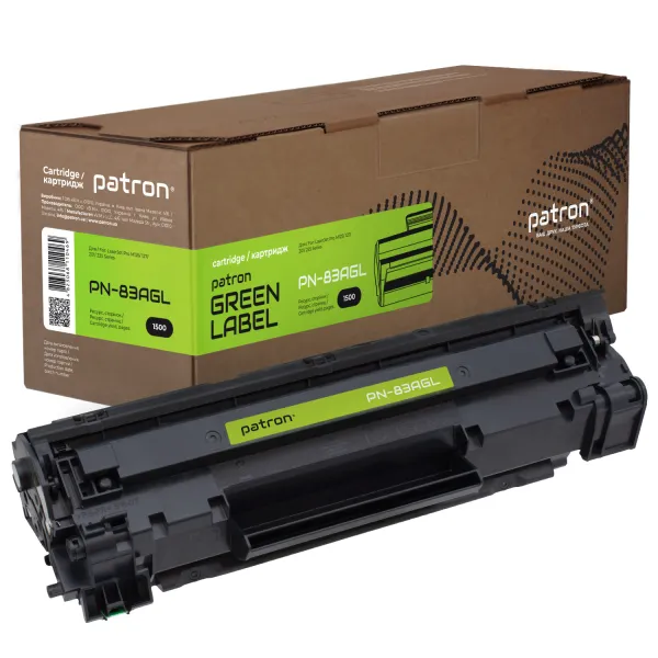 Картридж сумісний HP 83A (CF283A) Green Label Patron (PN-83AGL) - Фото 4