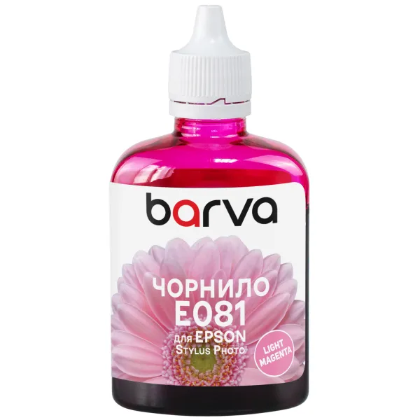 Чернила совместимые для Epson T0486/T0806/T0816 специальные 90 г, водорастворимые, светло-пурпурные Barva (E081-329) - Фото 11