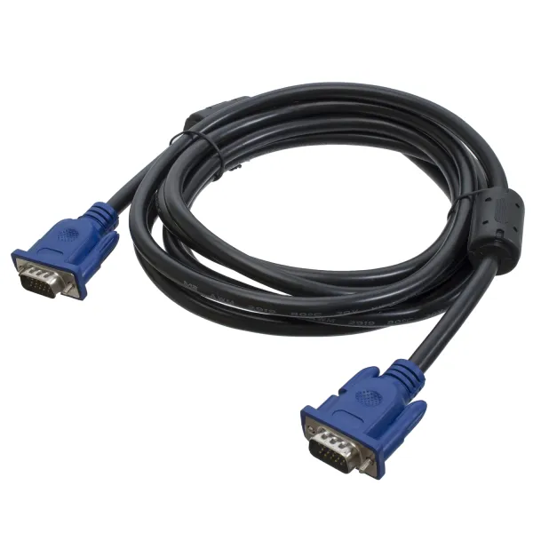 Кабель VGA-VGA 4,5 м, 2 феррита Patron (PN-VGA-VGA-50) - Фото 3