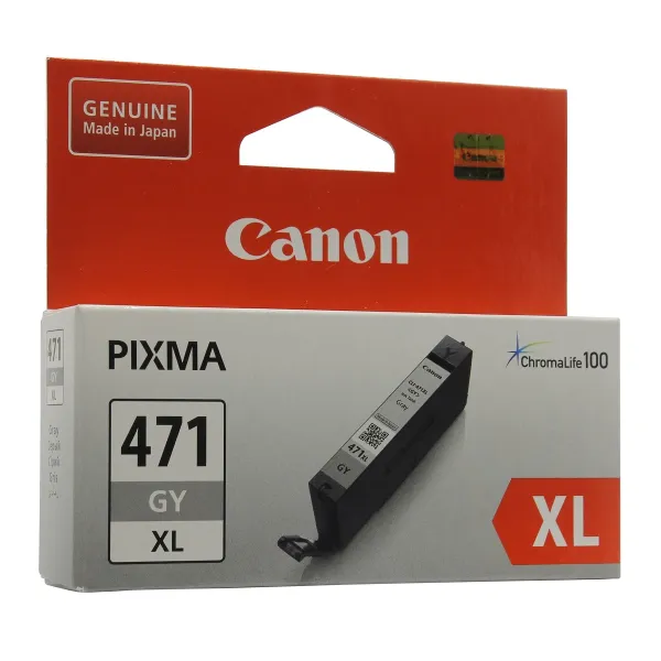 Картридж CLI-471GY XL серый Canon (0350C001) - Фото 7
