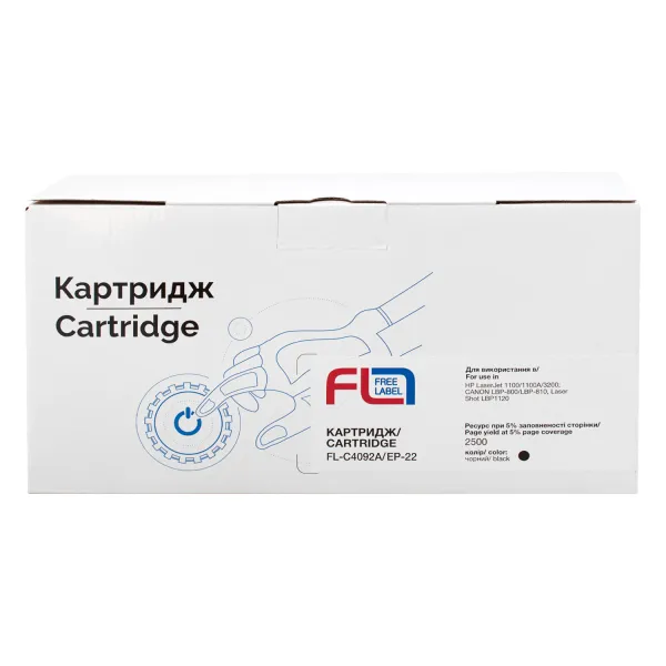 Картридж сумісний HP 92A (C4092A)/Canon EP-22 Free Label (FL-C4092A/EP-22) - Фото 2