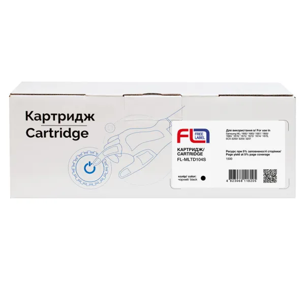 Картридж совместимый Samsung MLT-D104S (ML-1660) Free Label (FL-MLTD104S) - Фото 2