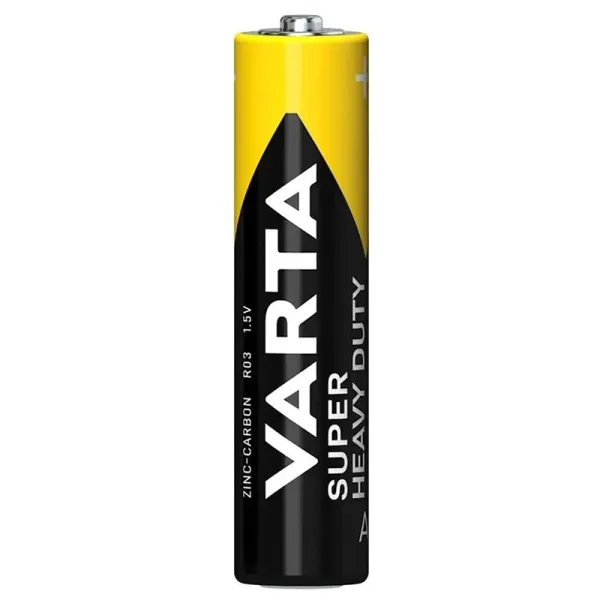 Батарейка AAA-R03 угольно-цинковая, Superlife Varta (02003101414) (цена за 1 шт) - Фото 5