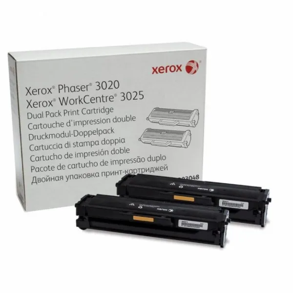 Тонер-картридж PH3020/WC3025 Dual Pack Xerox (106R03048) - Фото 1