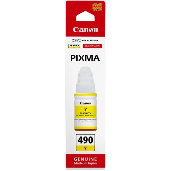 Чорнило Pixma GI-490 жовті, 70 мл Canon (0666C001) - Фото 1
