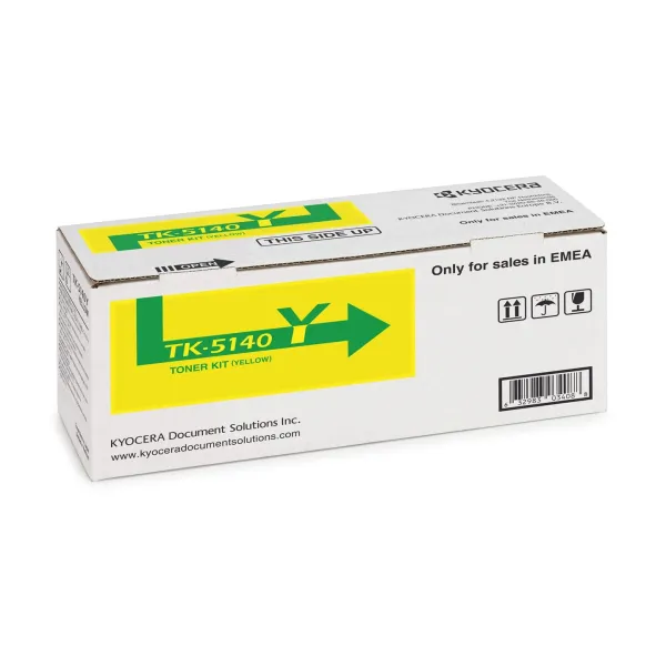 Тонер-картридж TK-5140Y жовтий Kyocera Mita (1T02NRANL0) - Фото 5