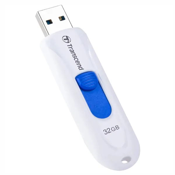 Накопитель USB 3.1 Type-A 32GB JetFlash 790 белый Transcend (TS32GJF790W) - Фото 1