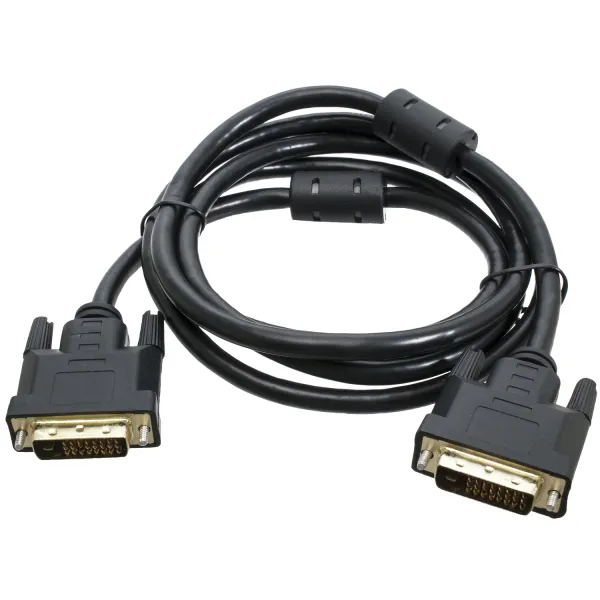 Кабель DVI-DVI (DVI-D 24+1) 1,8 м, с ферритом Patron (PN-DVI-DVI-18F) - Фото 2