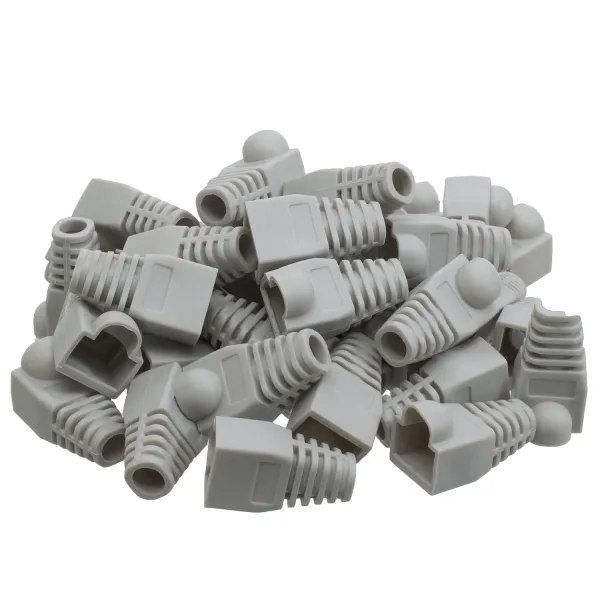 Ковпачок для конектора RJ 45 сірий, 40 шт Patron (RJ-45-40) - Фото 2