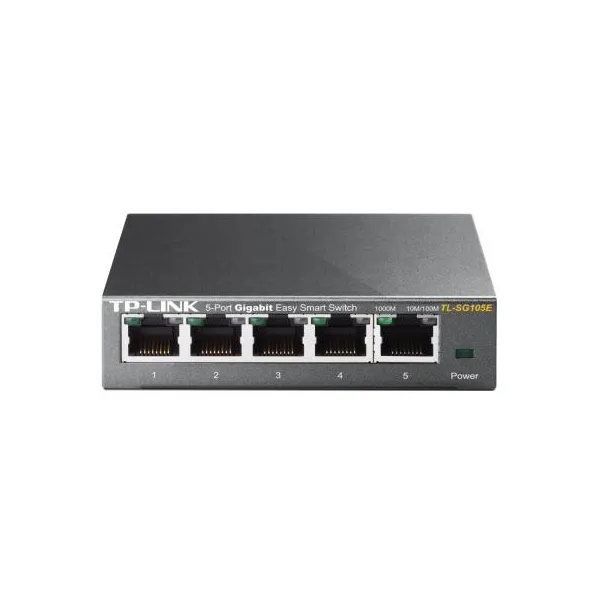 Комутатор мережевий TL-SG105E TP-Link (TL-SG105E) - Фото 1