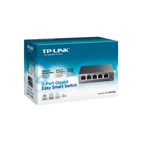 Комутатор мережевий TL-SG105E TP-Link (TL-SG105E) - Фото 3