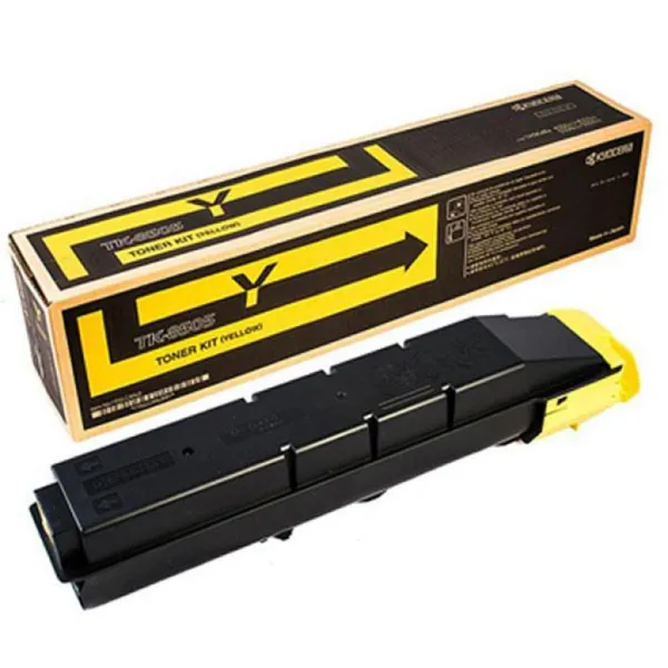 Тонер-картридж TK-8505Y жовтий Kyocera Mita (1T02LCANL0) - Фото 4