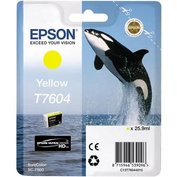 Картридж SC-P600 желтый Epson (C13T76044010) - Фото 6