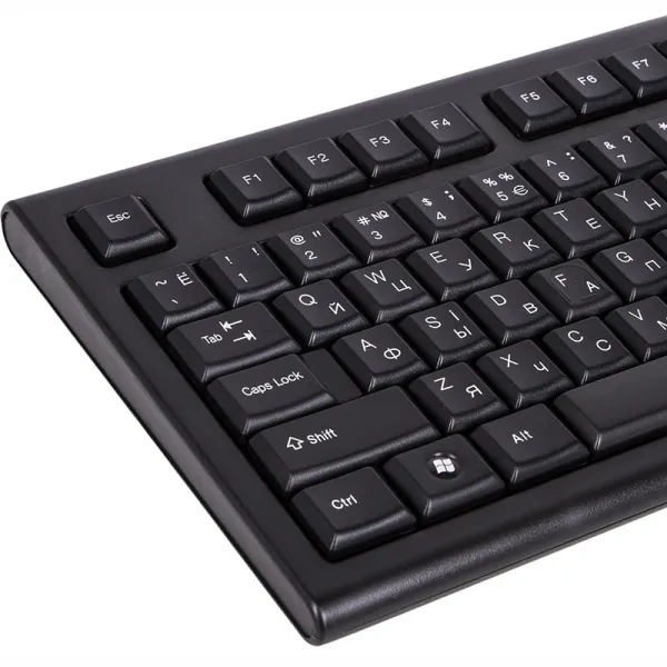 Клавиатура USB, чёрная A4Tech (KR-85 USB) - Фото 2