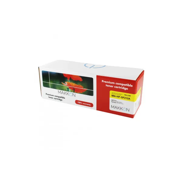 Картридж сумісний HP LJ CF212A жовтий Makkon (SF212A) - Фото 3