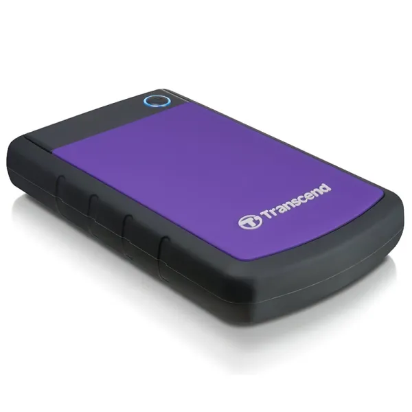 Диск жесткий внешний портативный 2TB USB 3.1 StoreJet 25H3 фиолетовый Transcend (TS2TSJ25H3P) - Фото 2