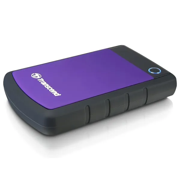 Диск жесткий внешний портативный 2TB USB 3.1 StoreJet 25H3 фиолетовый Transcend (TS2TSJ25H3P) - Фото 3