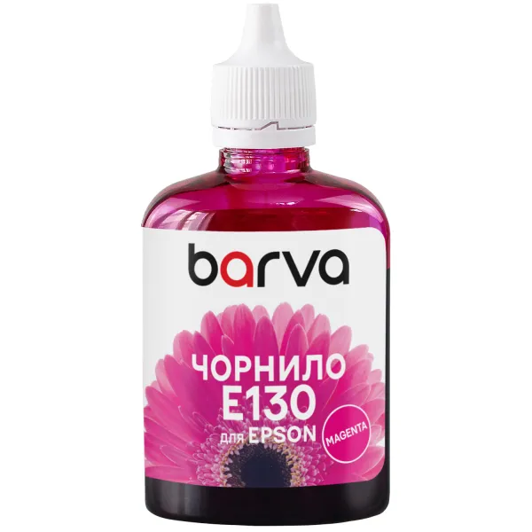 Чернила совместимые для Epson T0733/T0923/T1293/T1303 специальные 90 г, пигментные, пурпурные Barva (E130-529) - Фото 40