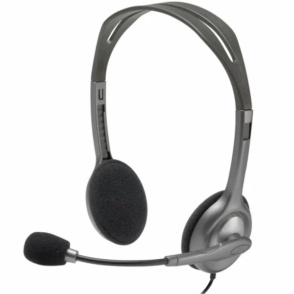 Гарнитура проводная H111 Stereo, чёрная Logitech (981-000593) - Фото 12