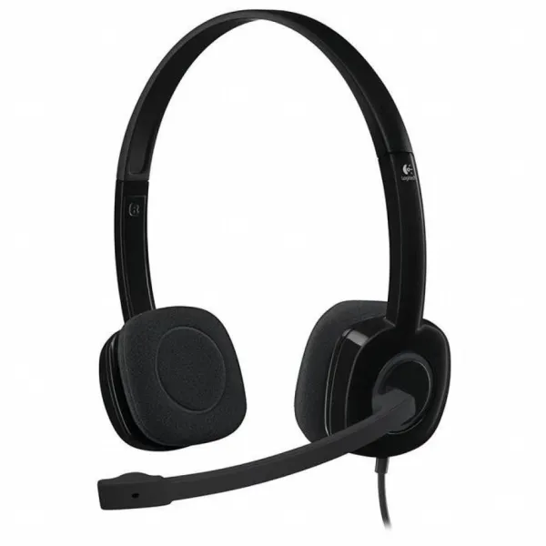 Гарнітура дротова H151 Stereo, чорна Logitech (981-000589) - Фото 12