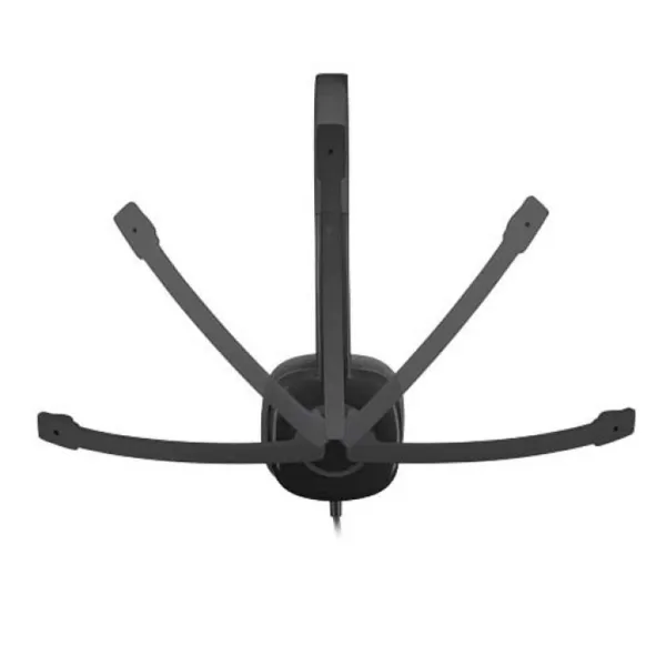 Гарнітура дротова H151 Stereo, чорна Logitech (981-000589) - Фото 4