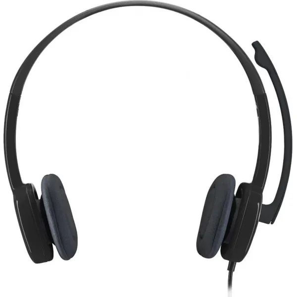 Гарнітура дротова H151 Stereo, чорна Logitech (981-000589) - Фото 1