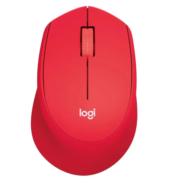Мышь беспроводная M330 Silent Plus, красная Logitech (910-004911)