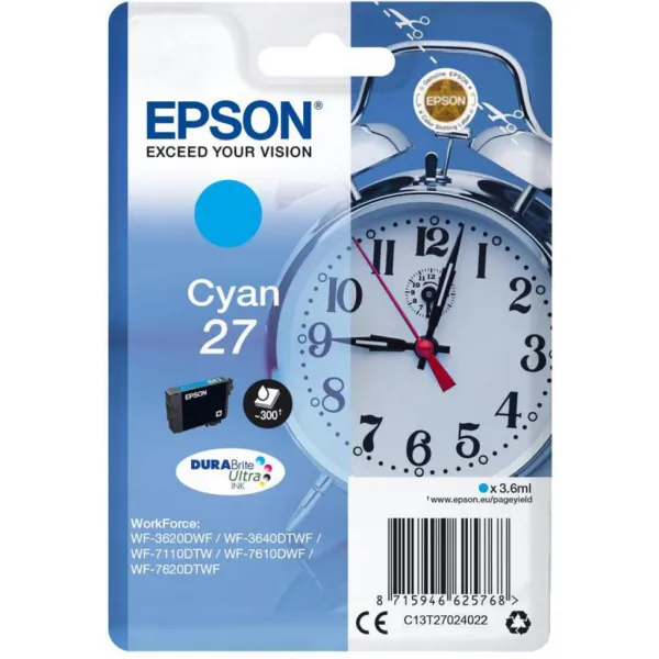 Картридж T2702 блакитний Epson (C13T27024022) - Фото 15