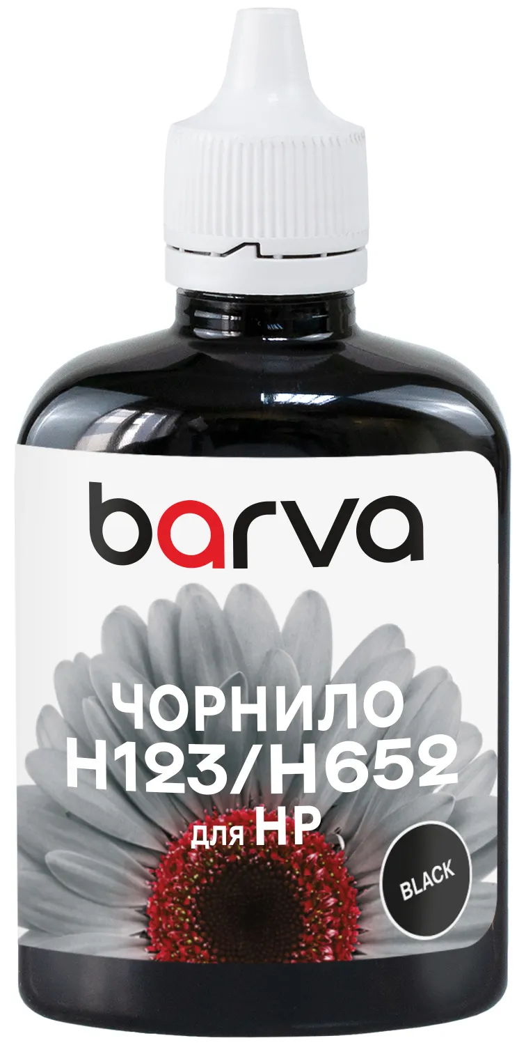 Чорнило для HP 46/123/651/652 спеціальне 90 г, пігментне, чорне Barva (H652-531) - Фото 2