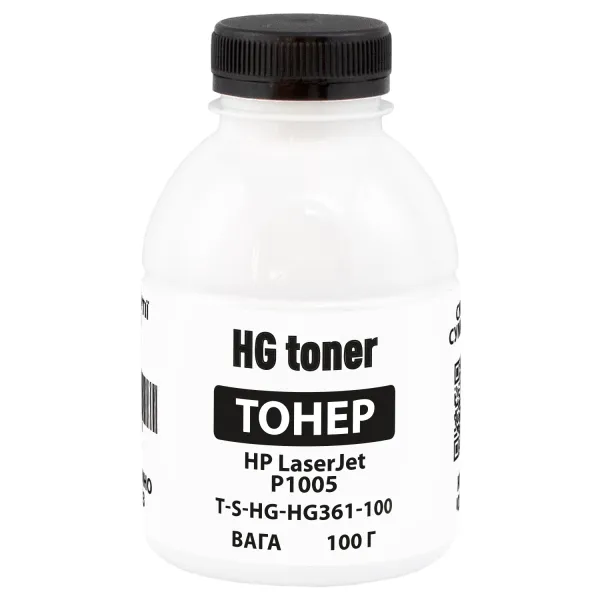Тонер HP LaserJet P1005 флакон, 100 г HG toner (TSM-HG361-100) - Фото 3