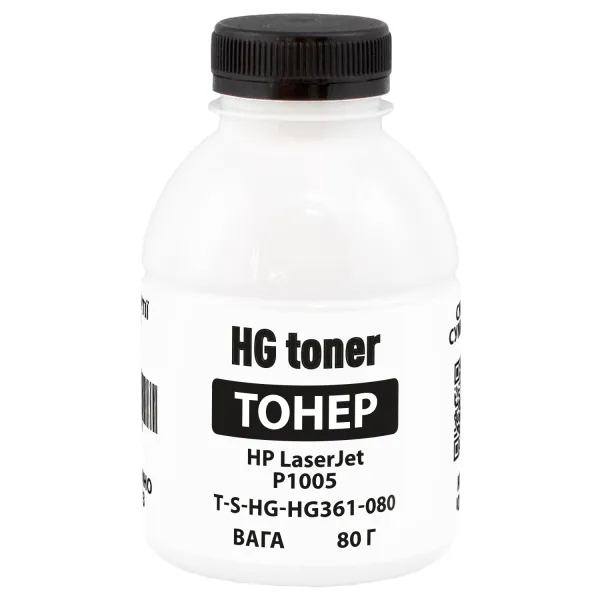 Тонер HP LaserJet P1005 флакон, 80 г HG toner (TSM-HG361-080) - Фото 8