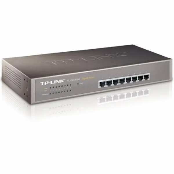 Комутатор мережевий TL-SG1008 TP-Link (TL-SG1008) - Фото 7