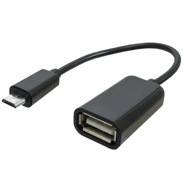 Кабель OTG USB 2.0 - Micro USB 2.0 (F/M) 0,15m Patron (PN-USB-F-MICRUSB) - Фото 3