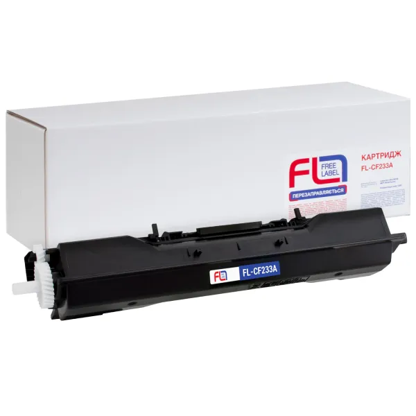 Тонер-картридж сумісний HP 33A (CF233A) Free Label (FL-CF233A) - Фото 1